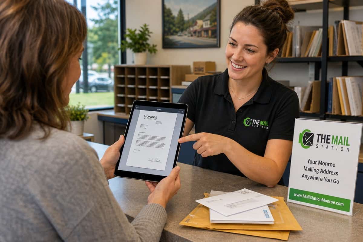 Mail scanning: incoming mail turned into digital files