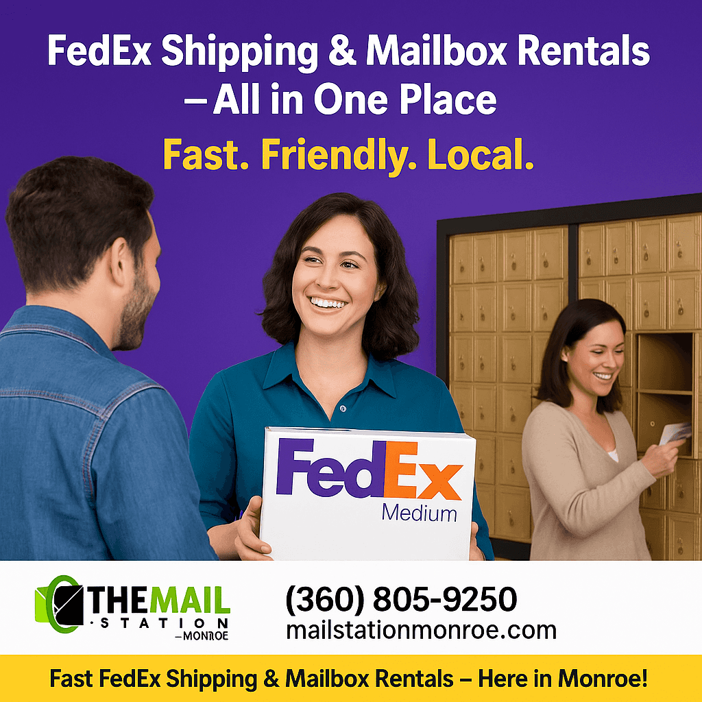 Fast, Friendly, Local - The Mail Station Promise