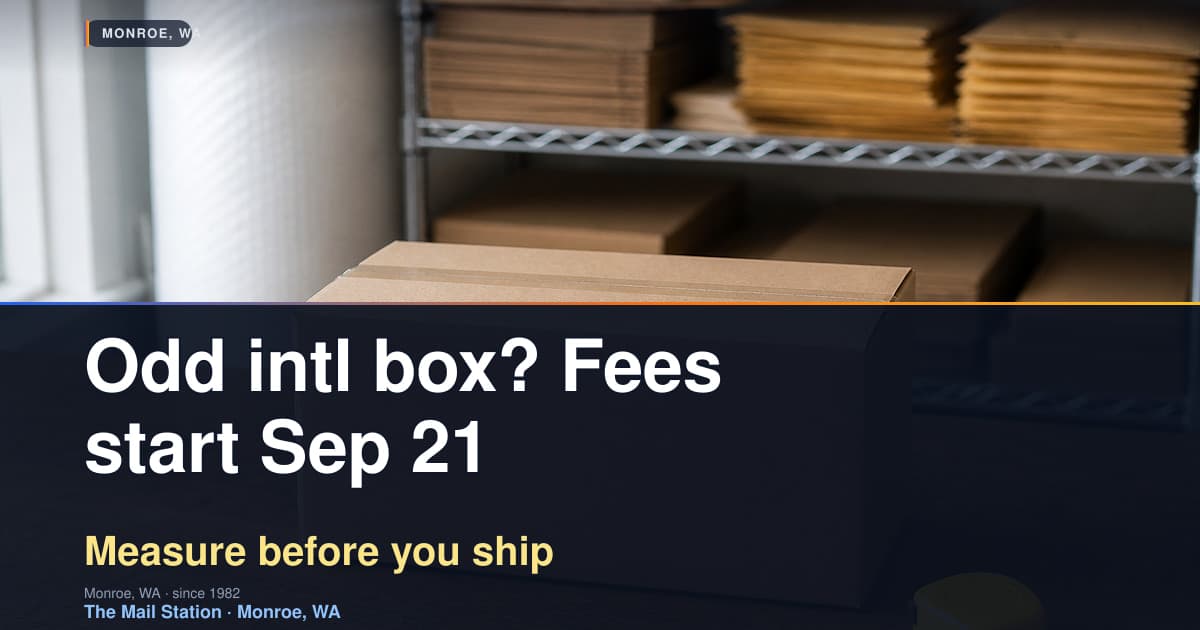 Sep 21 FedEx Change: Odd Intl Boxes Get Demand Fees