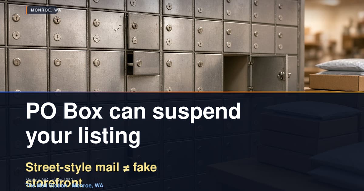 Google Business Profile Suspended? PO Boxes Are a Trigger