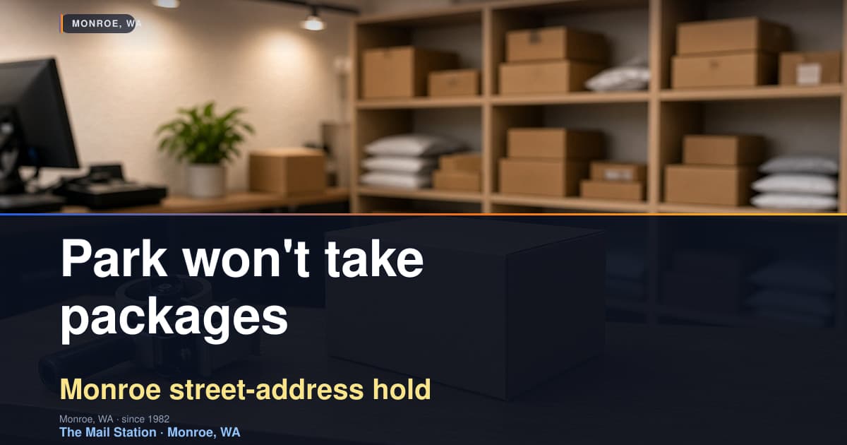 RV Park Won't Take Your Amazon Package? Here's the Fix