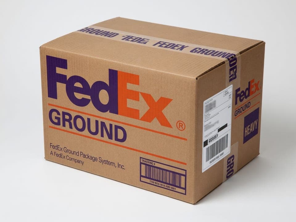 FedEx Ground shipping box