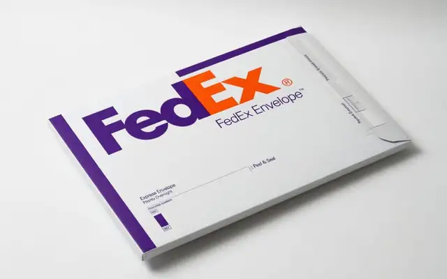 FedEx Envelope used for international documents from Monroe, WA
