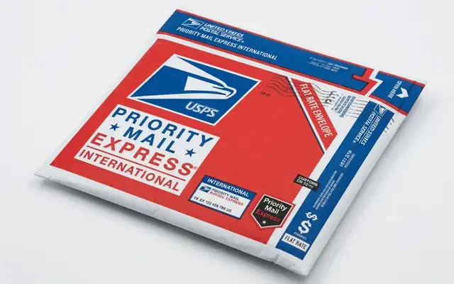 USPS Priority Mail Express International envelope