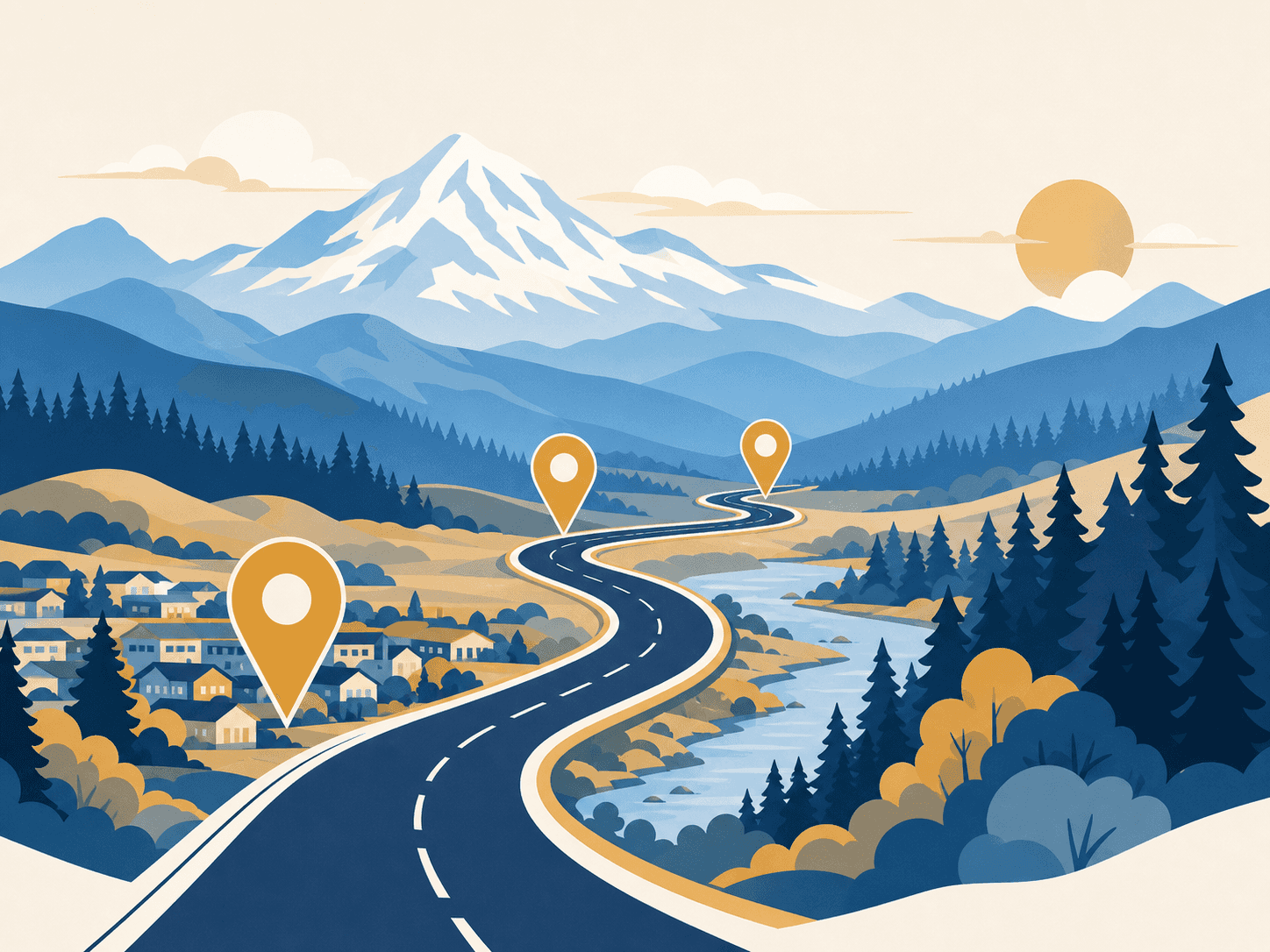 Service area map illustration for Monroe, Sultan, and Gold Bar