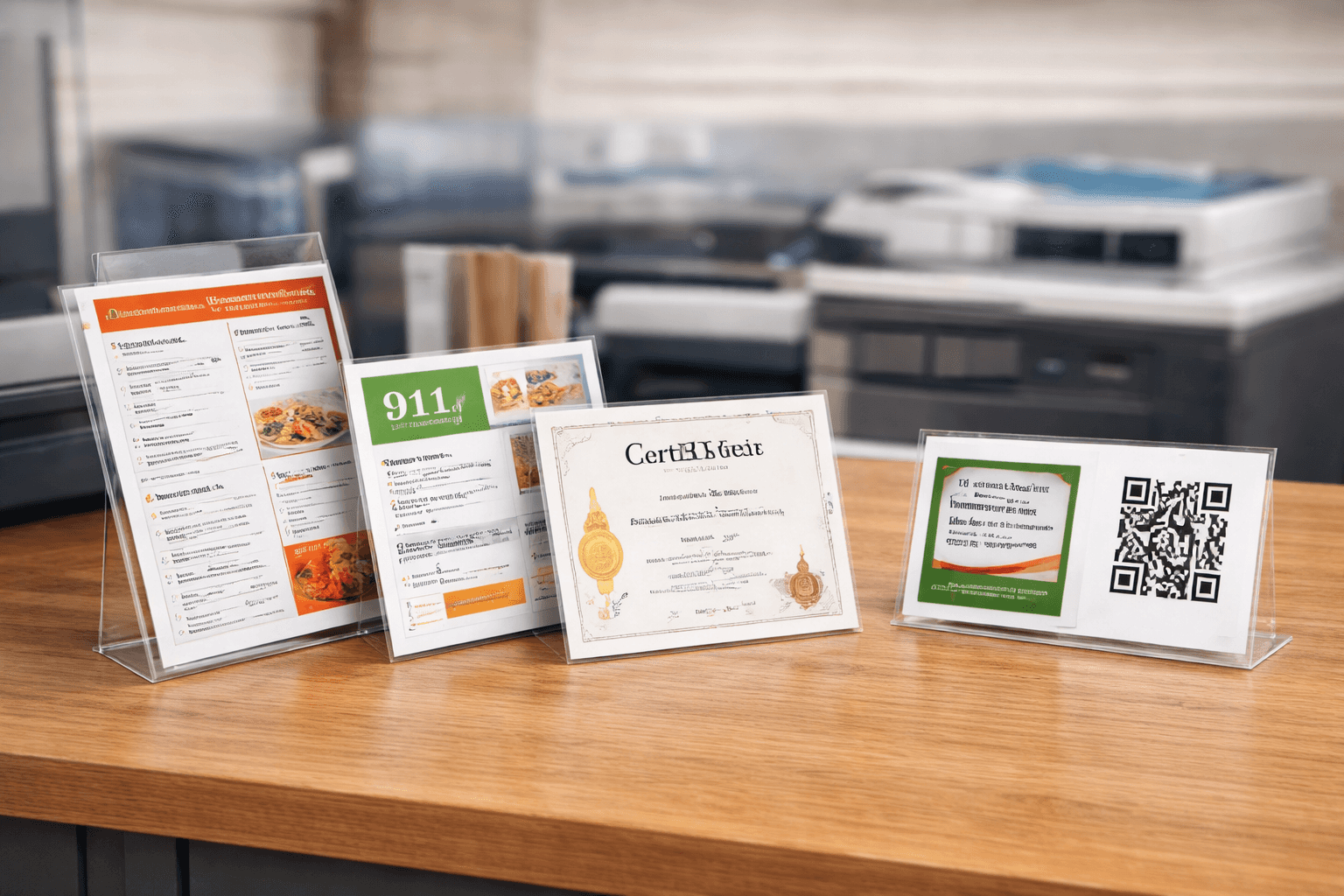 Notary documents and stamp at The Mail Station