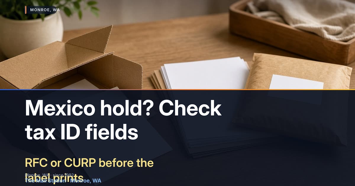 Mexico RFC CURP Shipping Customs Clearance: Why Is My Package Held?