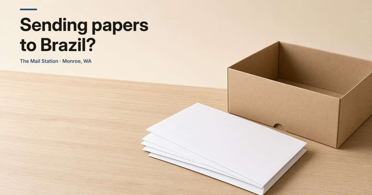 Send Documents to Brazil? Why Papers Are Easier Than a Box