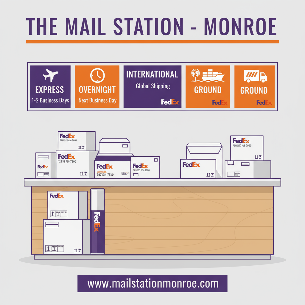 FedEx Shipping Options Available in Monroe, WA