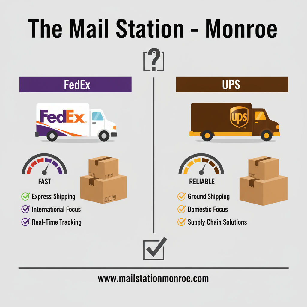 FedEx vs UPS: Which is Better for Monroe Customers?