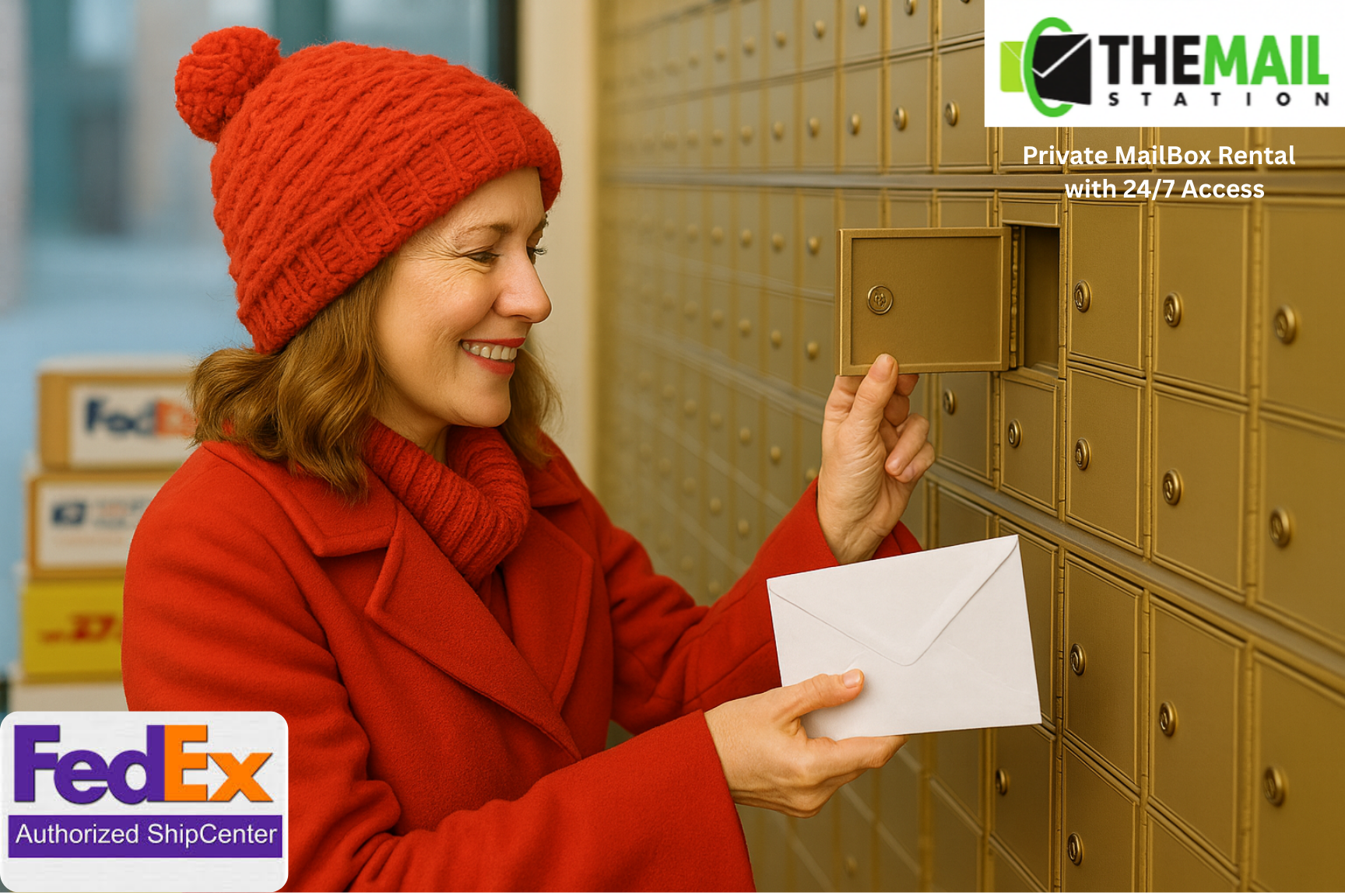 Private mailbox rentals in Monroe, WA with 24/7 secure access