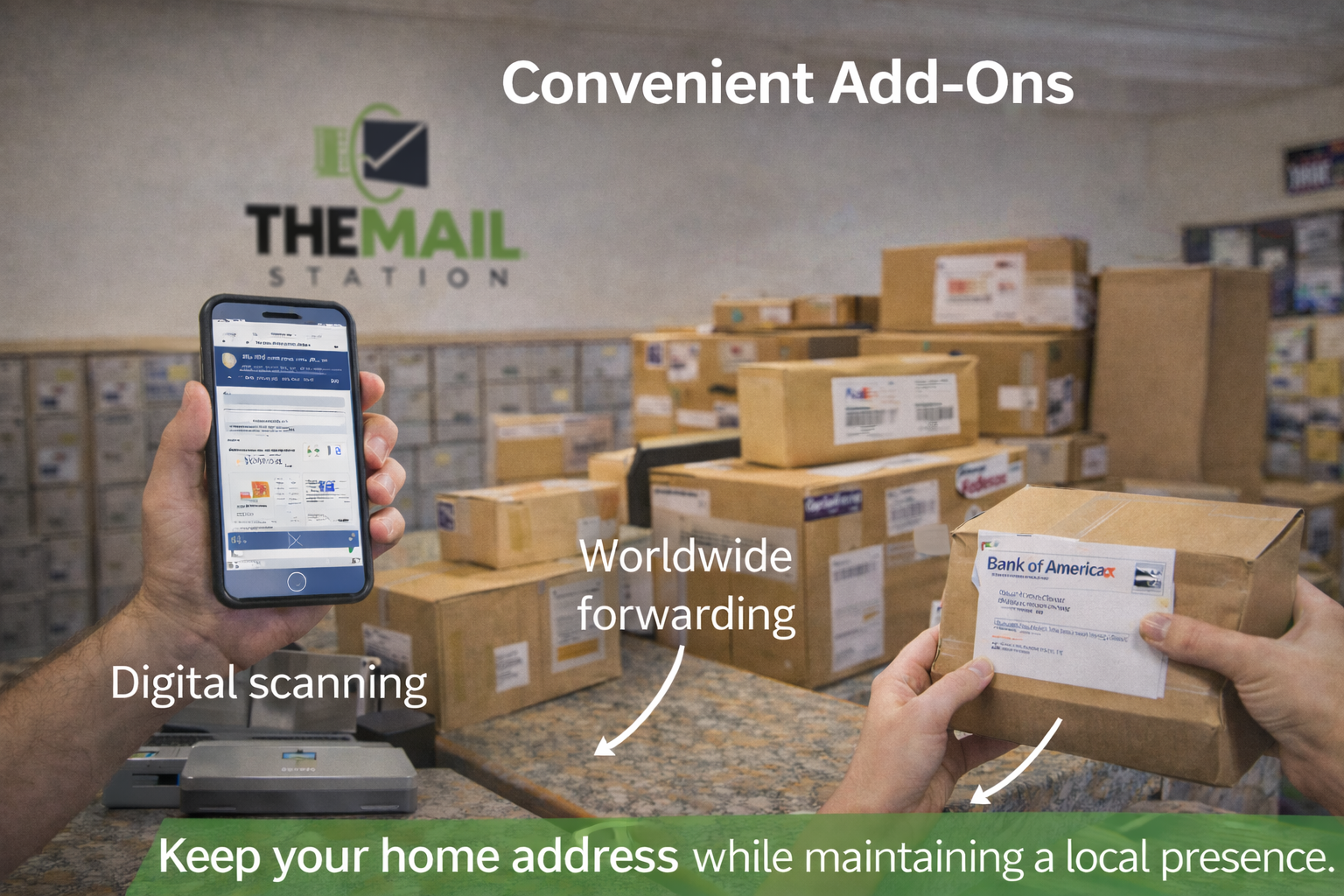 All carriers welcome for deliveries