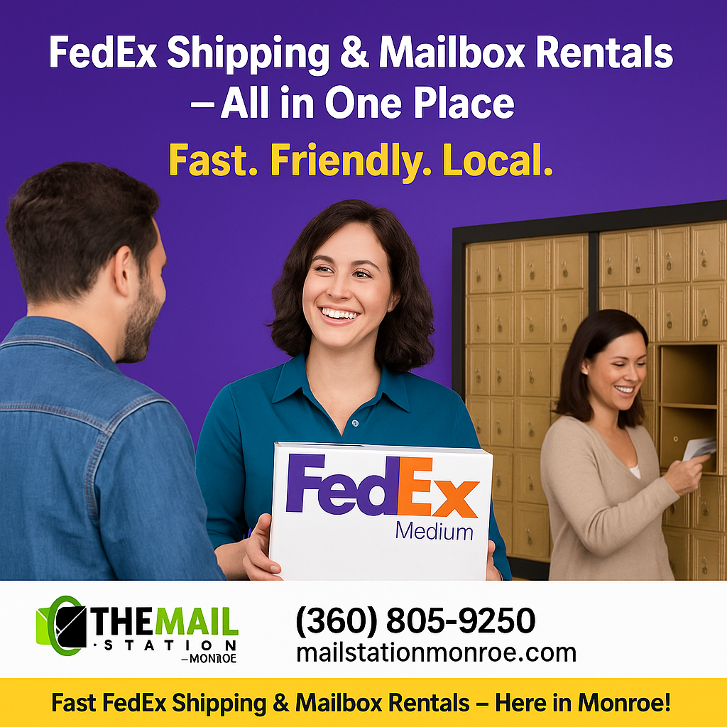 Fast, Friendly, Local - The Mail Station Promise